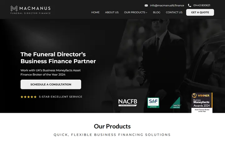 MacManus Funeral Director Finance