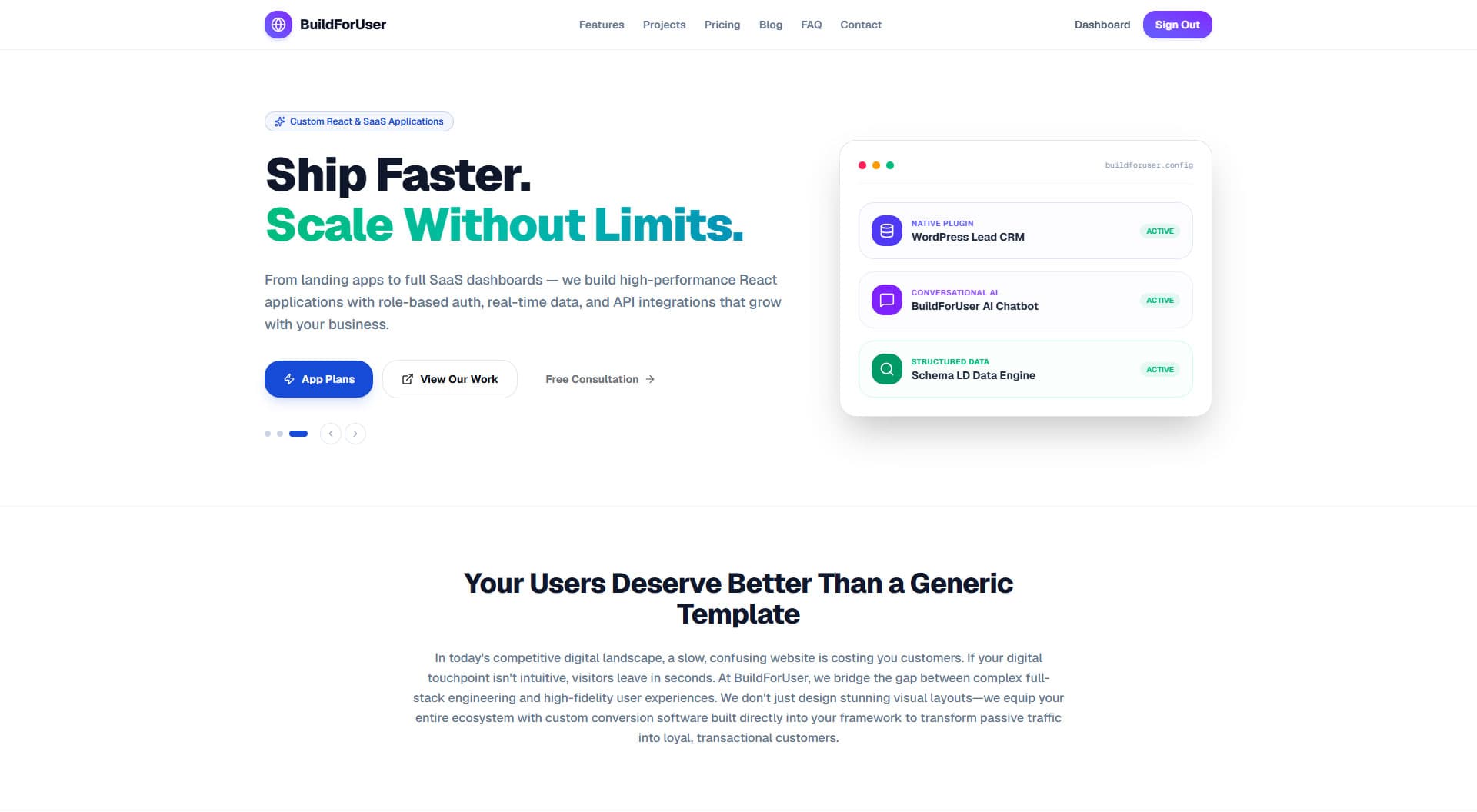 BuildForUser Platform