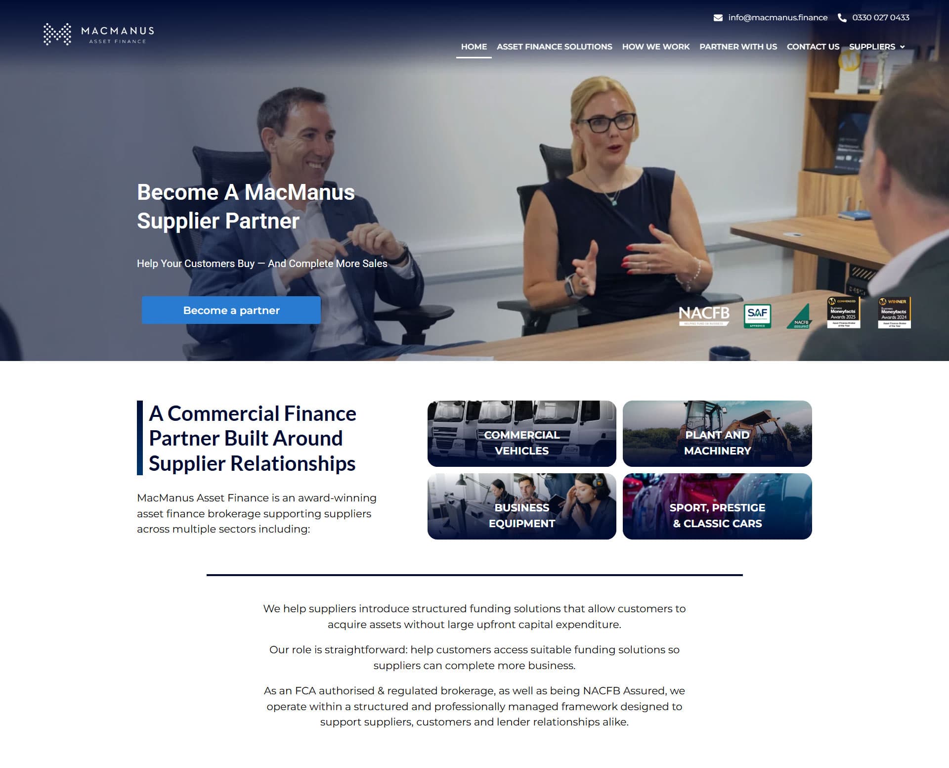 MacManus Supplier Portal